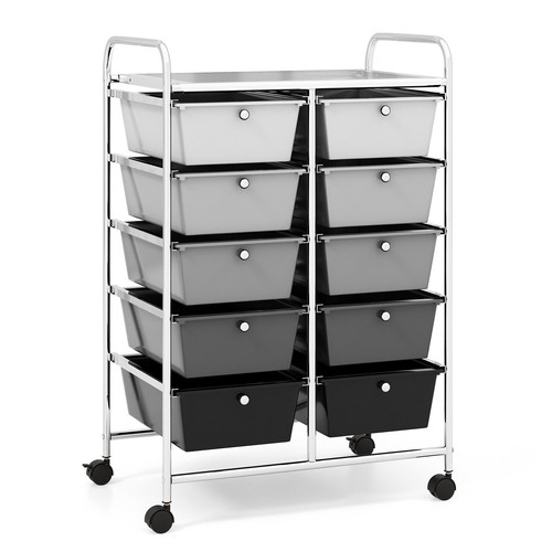 Drawers storage trolley - storage,