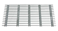 Woodside Large Rectangle Heavy Duty Galvanised Steel Garden Door Mat