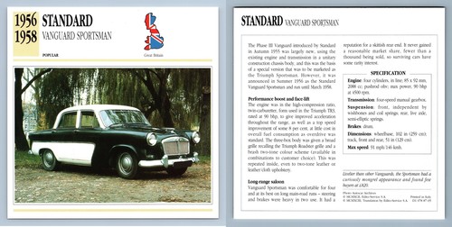 Standard vanguard sportsman - vanguard,
