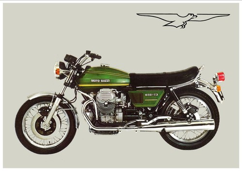 Moto guzzi poster - moto,