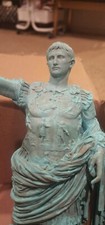 Augustus Octavian Roman Emperor Prima Porta Rome 10" Tall Statue