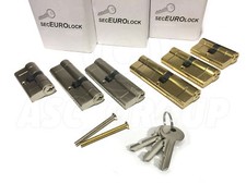 Euro Door Lock BRASS FINISH