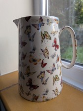 Heron cross pottery jug - heron,