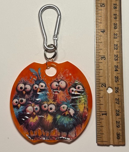 Handmade resin keychain - handmade, bag
