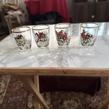 Set Of 4 Vintage Horse & Hound