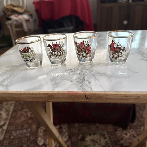 Set vintage horse - set, &
