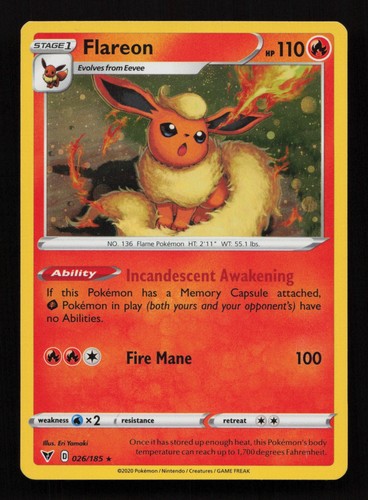 Flareon - (cosmos, holo)
