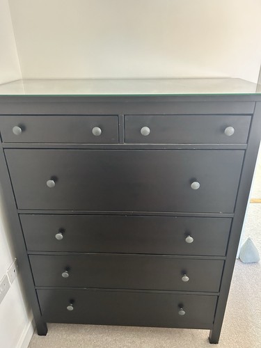 Ikea hemnes black drawer - hemnes,