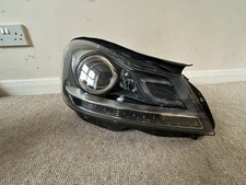 Mercedes-Benz W204 C-Class Facelift Bi-Xenon Headlight Light Lamp O/S DRIVERS