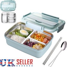 Insulation Lunch Box 3/4 Compartments Stainless Steel Lunch Container