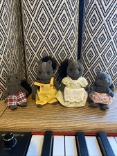 Sylvanian Families Bouquet Skunk Family TOMY (b6)