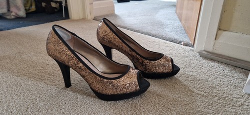 Next extra wide gold sparkly - extra,