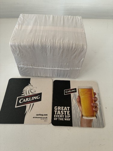 Carling beer mats 100 pack - beer,