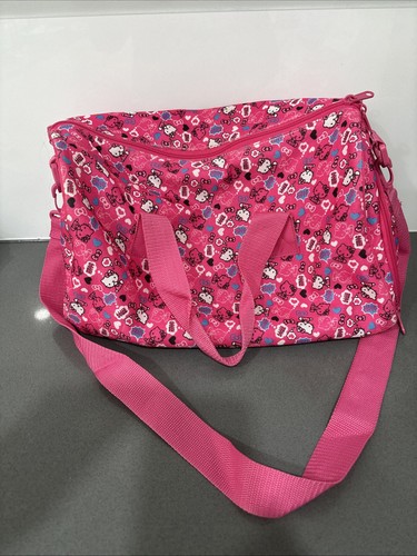 Hello kitty pink duffel - duffel, bag