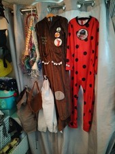 Gruffalo Costume Sz 5/6Miraculous 7/8 Waistcoat Hair Accessories Bundle 10 Items