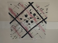 Large Collectable Vintage Original Handmade Studio Art Fused Glass Plate/Dish