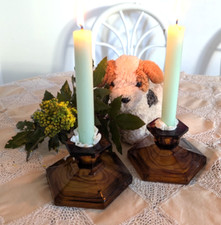 Pair antique vintage art - pair, of