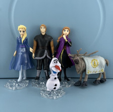 5pcs Frozen Princess Cake Toppers Elsa Olaf Anna Figures Set Disney Toy Kid Gift