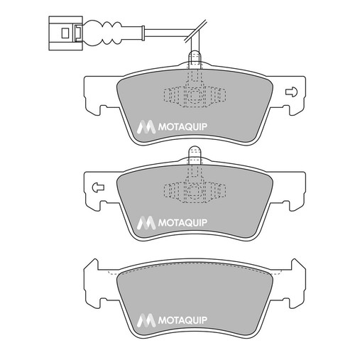 Brake pads set for multivan - brake, vw