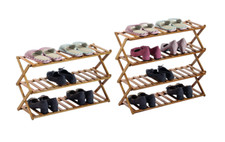 CASA&CASA 3/4 TIER SLIM WOODEN