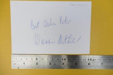 Warren Mitchell    Real Autograph / Signature