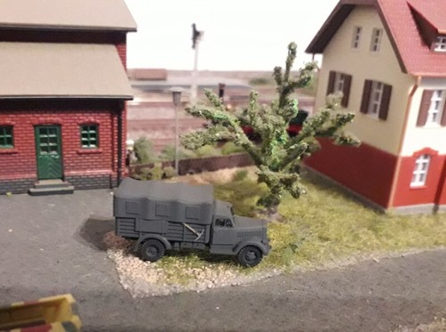 Truck opel blitz - blitz, canvas,