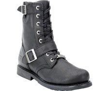 Harley Davidson RR-Ranger 9" Mens Leather Zip Up Biker Ankle Boots