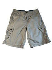 Men's Mantaray Beige Cotton Cargo Shorts size W32