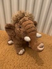 WWF Woolly Mammoth Prehistoric World Plush Soft Toy Vintage