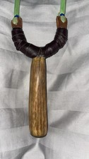 Gypsy Catapult Deer Bone Handle With Wrap Elastic And Tung Hunting Strod