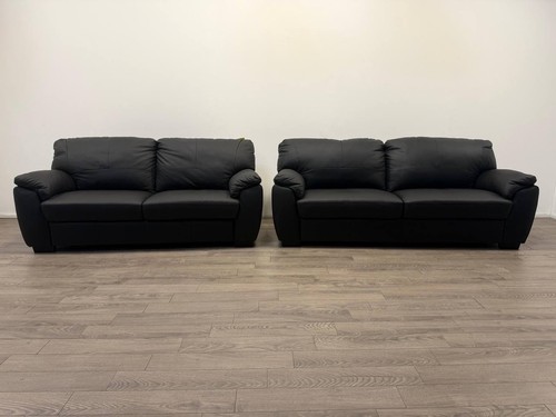 Milano black top grain leather - milano,