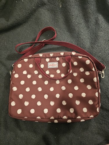 Cath kidson burgandy polkadot - kidson,