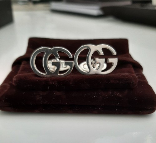 Gucci 925 silver cufflinks - silver,