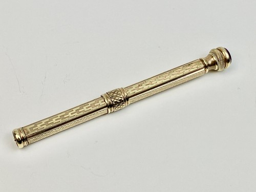 Antique gold plated slide - gold,