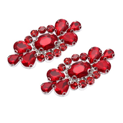 2pcs rhinestone crystal - 2pcs,