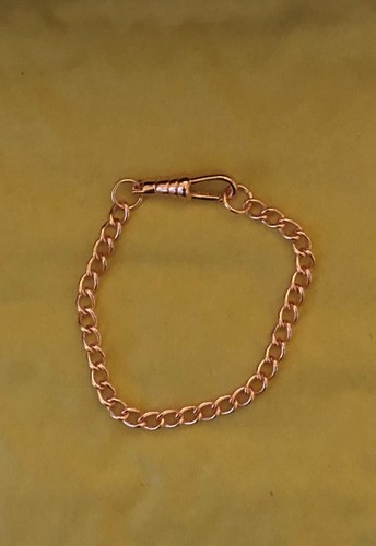 Solid copper curb chain - copper,