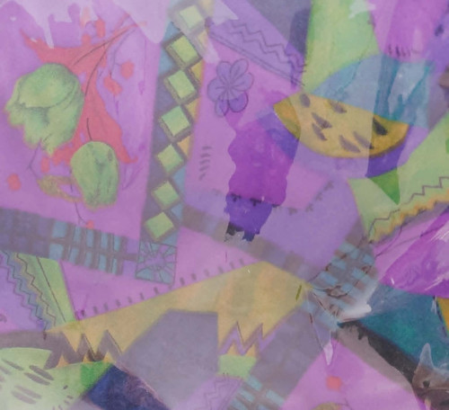 Purple mix velvet - purple,