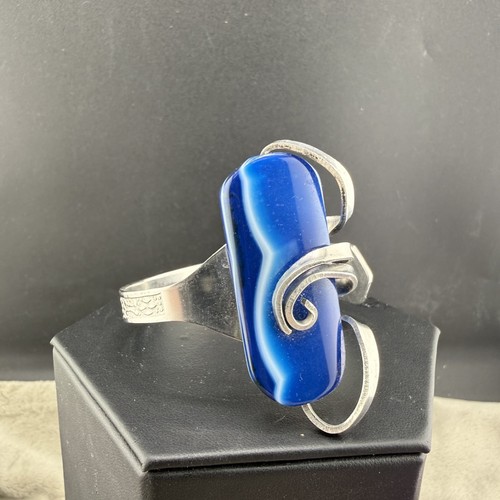 Vintage artisan cuff bracelet - cuff,