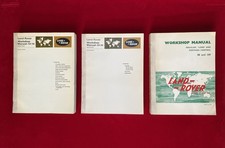 Land Rover Workshop Manuals Parts One and Two Series Il and lIA + Manual 88 109