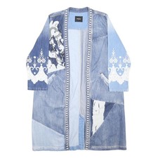 DESIGUAL Womens Blue Denim
