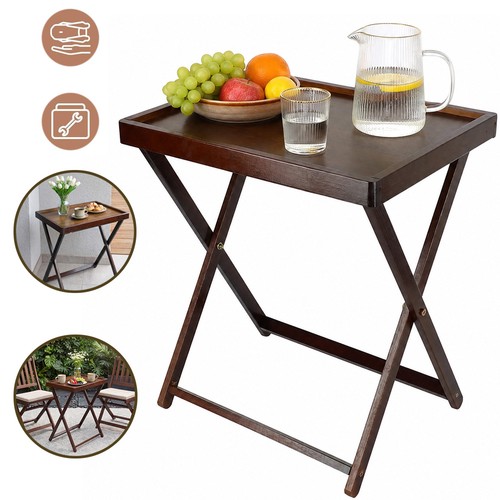 Folding side table - side,
