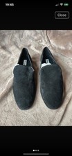 Dune Ballerina Pumps Black Suede Size 3
