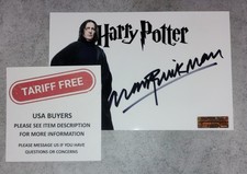 Alan Rickman Hand Signed