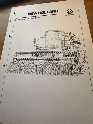 New holland combine crop data - holland,