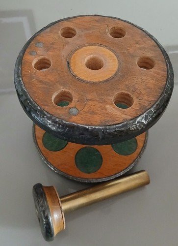 Vintage wooden pipe stand - 6,