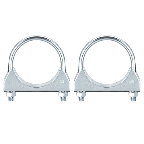 2pcs muffler bolt clamps - 2pcs,