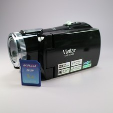 Vivitar DVR-810HD 8.0MP Compact Digital Video Recorder Black Tested