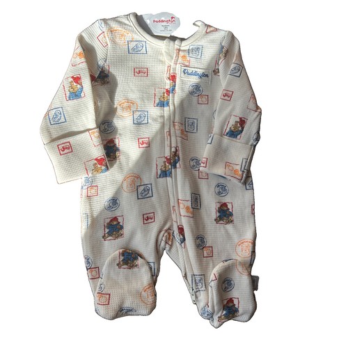 Newborn cream paddington bear - cream,