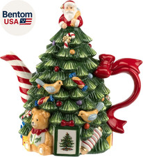 Christmas Tree Figural Teapot