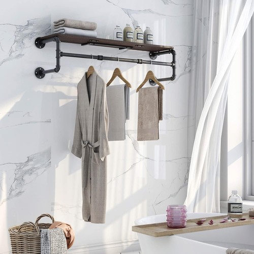 Industrial pipe clothing rack - clothing,